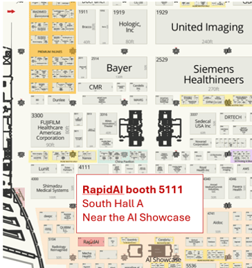 RSNA 2025 Show Floor Plan