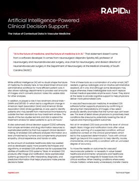 The Value of Contextual Data for Vascular Medicine Thumbnail