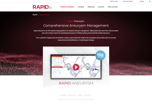 Aneyrysm-Webpage