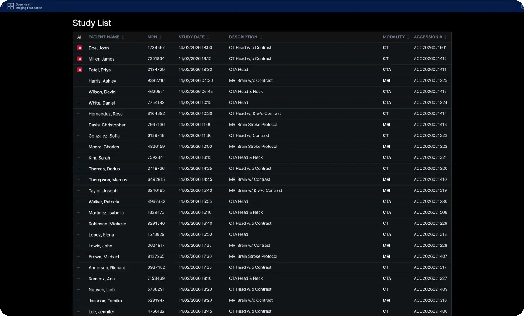 NavPro Reporting Screen